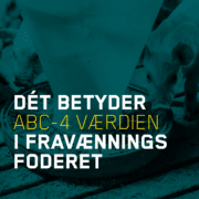 abc-4 værdien for fravænningsfoderet